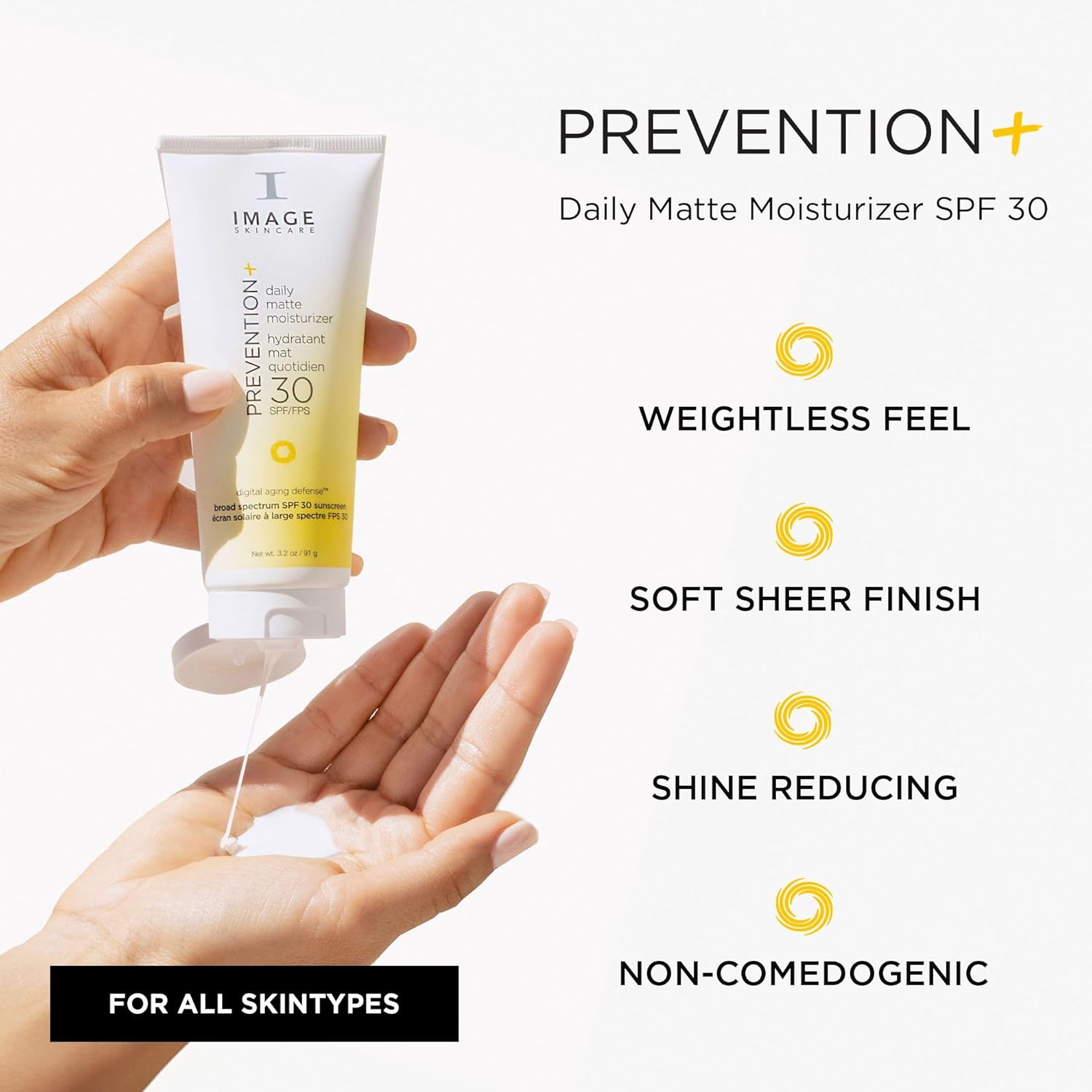 IMAGE Skincare, PREVENTION+ Daily Matte Moisturizer SPF 30, Zinc Oxide Mattifying Face Sunscreen Lotion, Amazon Exclusive, 3.2 oz-1