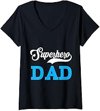 Womens Superhero V-Neck T-Shirt