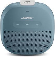 Bose SoundLink Micro Bluetooth Speaker: Small Portable Waterproof Speaker with Microphone, Stone Blue