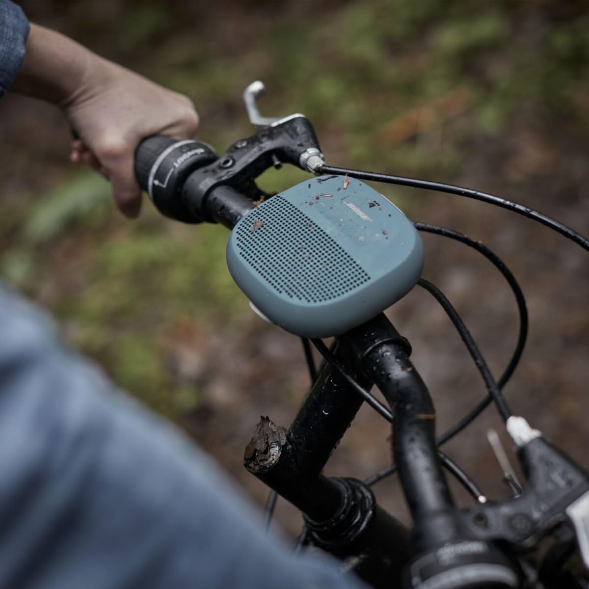 Bose SoundLink Micro Bluetooth Speaker: Small Portable Waterproof Speaker with Microphone, Stone Blue-4