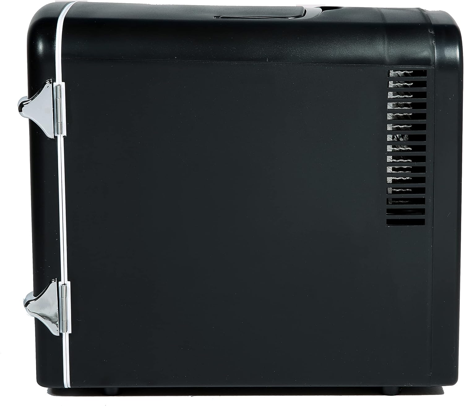 Frigidaire EFMIS175 Retro 9-Can Mini Personal Fridge Portable Cooler for Car, Office, Bedroom, Dorm Room, or Cabin, 11.8"D x 7.1"W x 10.1"H, Black-9