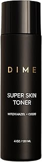 DIME Beauty Super Skin Toner, Alcohol-Free Witch Hazel Toner, Hydrating Toner for Face with Aloe Vera and Cucumber Extract, 4 oz / 120 ml