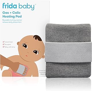 Frida Baby Gas + Colic Heating Pad for Natural Belly Relief | Gentle Heat to Relax + Soothe Bellies | Instant Tummy Warmer | Soothe Colic Discomfort