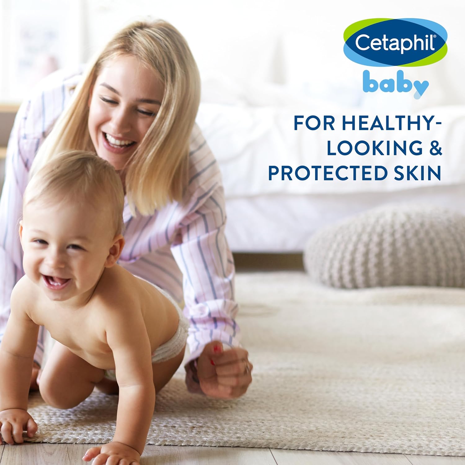 Cetaphil Baby Wash & Shampoo Plus Body Lotion, Healthy Skin Essentials, Head to Toe Hydration for up to 24 Hours, for Delicate, Sensitive Skin, 2-Pack,White-1