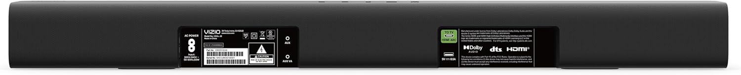 VIZIO V-Series 2.0 Compact Sound Bar with Dolby Audio, DTS:X, Bluetooth V20x-J8-7