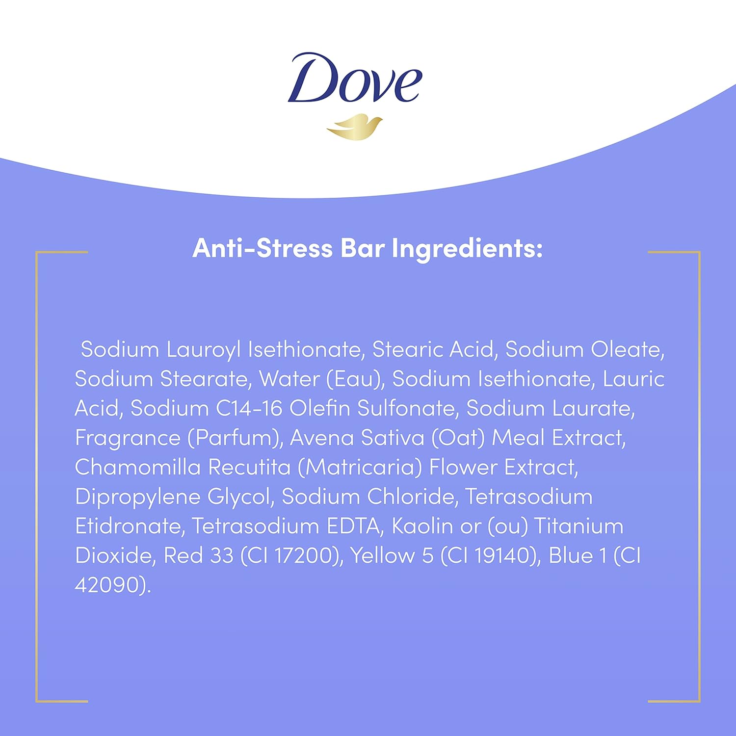 Dove Beauty Bar Gentle Cleanser Moisturizes To Calm Skin Anti-Stress Cream Bar Gentle Bar Soap Cleanser Made With 1/4 Moisturizing Cream 3.75 oz 14 Count-13