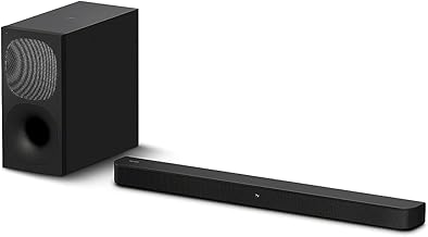 Sony HT-S400 2.1ch Soundbar with Powerful Wireless subwoofer, S-Force PRO Front Surround Sound, and Dolby Digital, Black