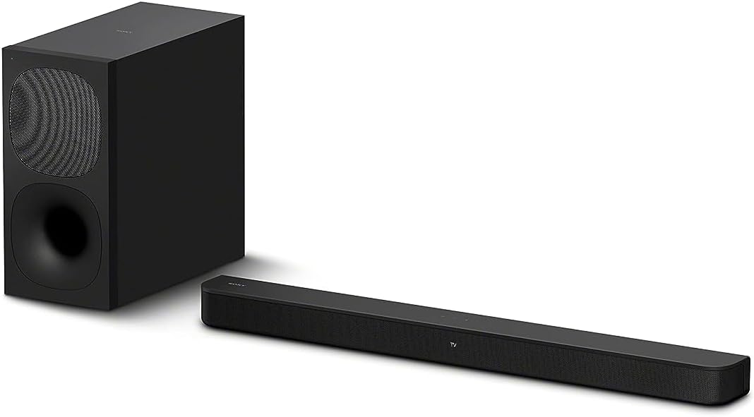 Sony HT-S400 2.1ch Soundbar with Powerful Wireless subwoofer, S-Force PRO Front Surround Sound, and Dolby Digital, Black-0