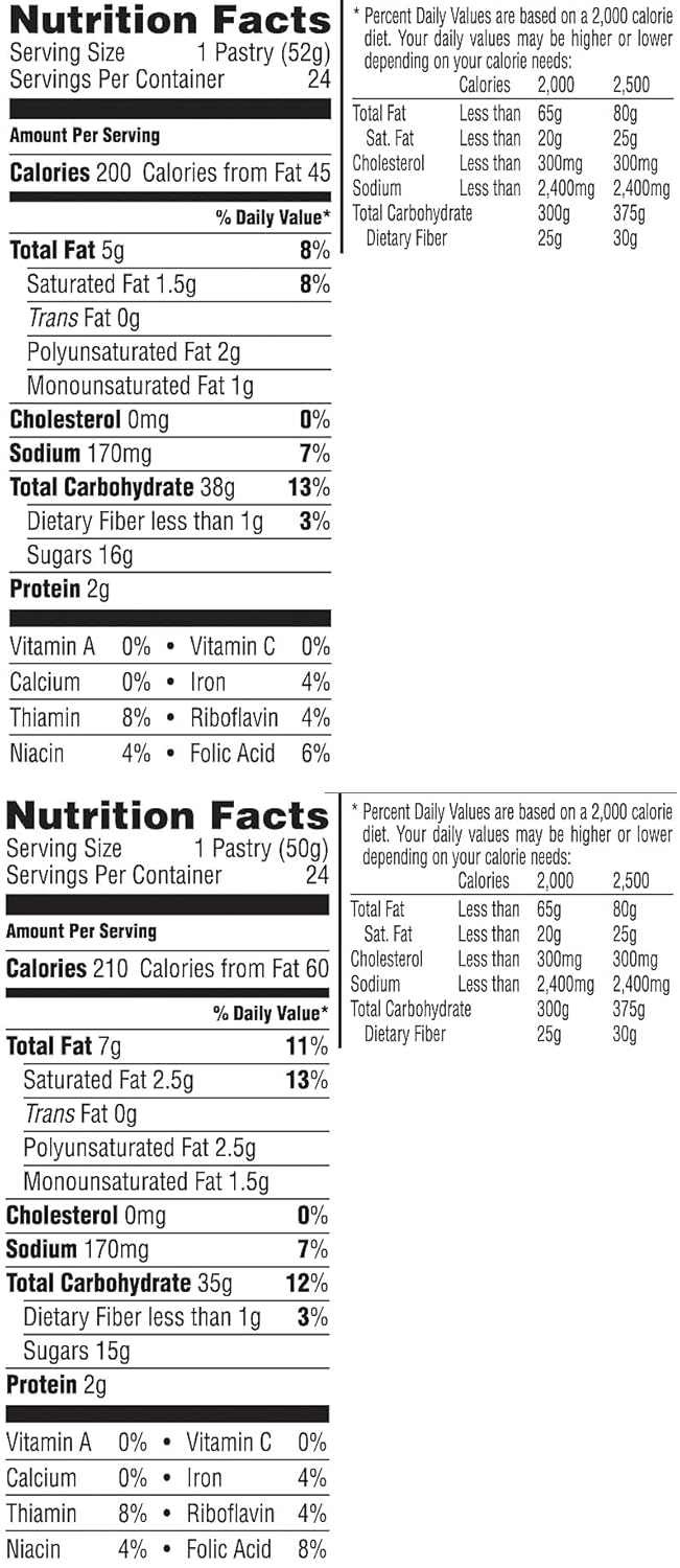 Kellogg's Pop Tarts Bars, Strawberry & Brown Sugar Cinnamon, 48/Carton (220-00456)-2