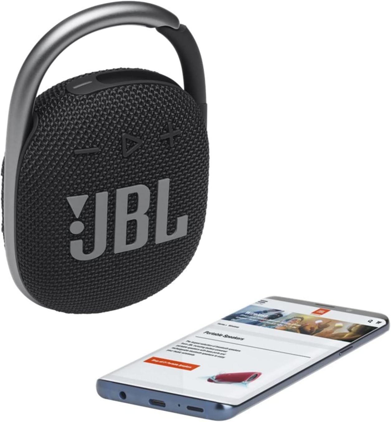 JBL Clip 4 - Speaker - for portable use - wireless - Bluetooth - 5 Watt - black-3