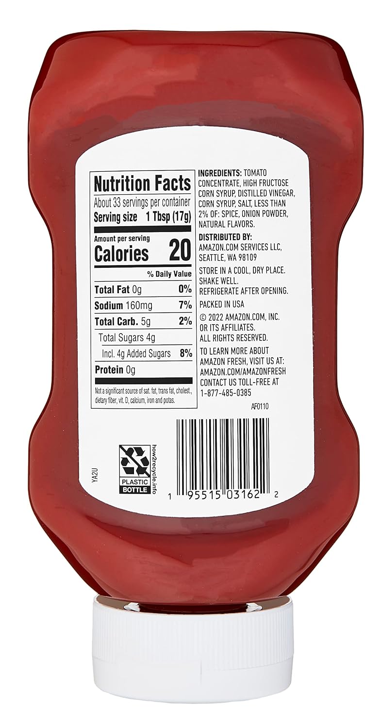 Amazon Fresh, Ketchup, 20 Oz-1