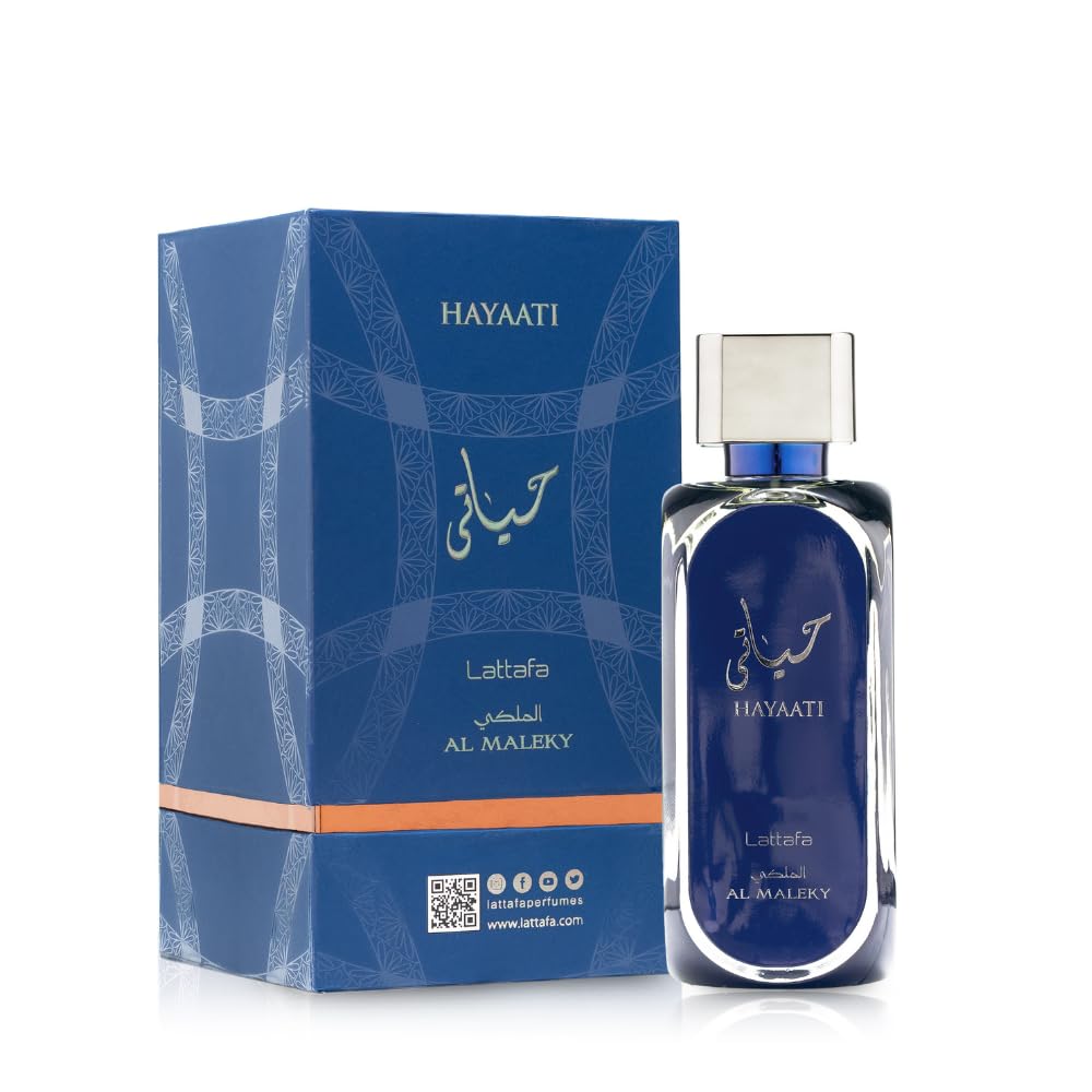 Lattafa Hayaati Al Maleky Eau de Parfum Spray for Men, 3.4 Ounce-1