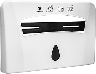 Toilet Seat Cover Dispenser, Wall Mounted Compatible with Half-fold, CHUANGDIAN, White