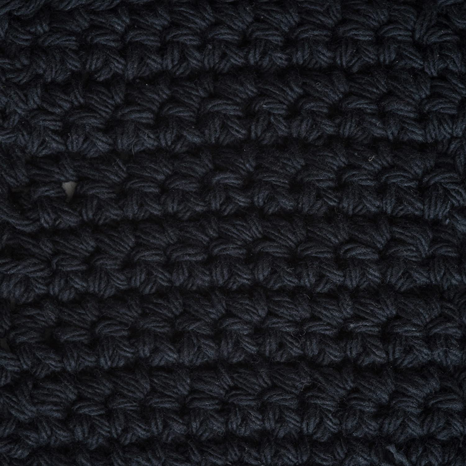 Lily Sugar'N Cream Black Yarn - 6 Pack of 71g/2.5oz - Cotton - 4 Medium (Worsted) - 120 Yards - Knitting/Crochet-2