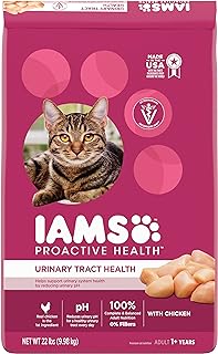 IAMS Proactive Health Adult Urinary Tract Healthy Dry Cat Food with Chicken, 22 lb. Bag