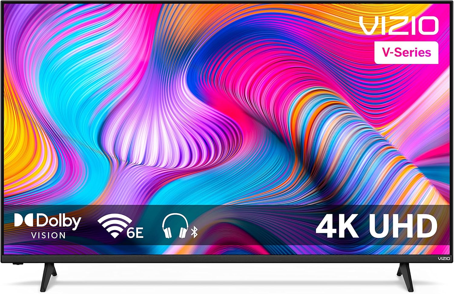 VIZIO 55-inch V-Series 4K LED HDR Smart TV w/Dolby Vision, WiFi 6E, Bluetooth Headphone Capable, Gaming Engine & Alexa Compatibility, V555M-K01, 2023 Model-1