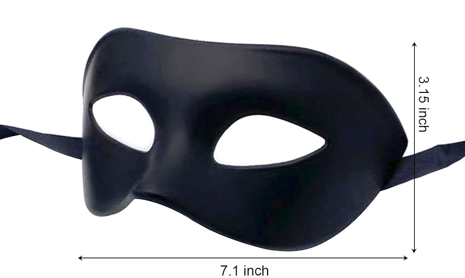 Man Woman Masquerade Mask for Venetian Greek Roman Party Mardi Gras, Half Face Eyes Masks Mythological Greek Style, Fit for Halloween Christmas Mardi Gras Party, One Size Fits Most, White + Black-5