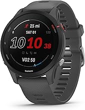 Garmin Forerunner® 255, GPS Running Smartwatch, Advanced Insights, Long-Lasting Battery, Slate Gray