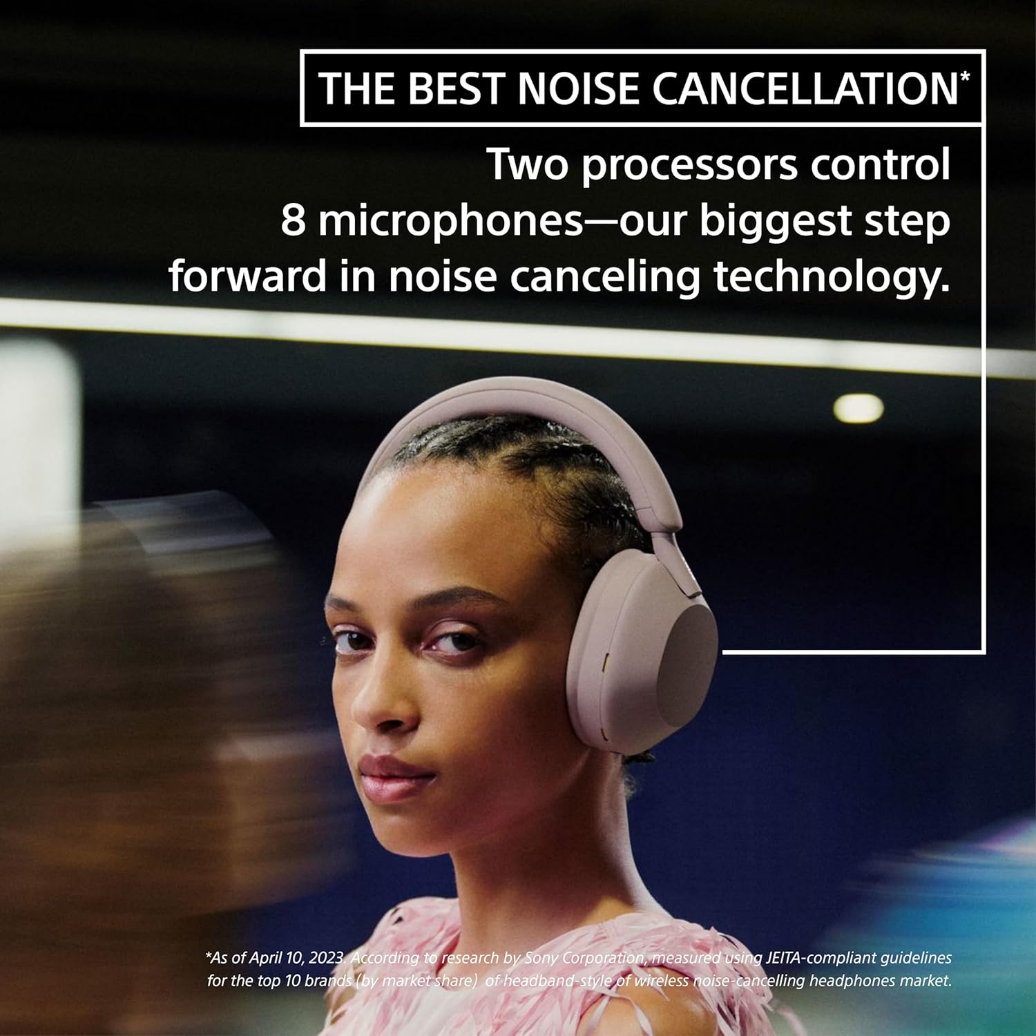 Sony WH-1000XM5 The Best Wireless Noise Canceling Headphones, Made Of Soft Fit Synthetic Leather, Integrated Processor V1, With 4 Beamforming Microphones, Up To 30-Hour Battery Life, Black-2