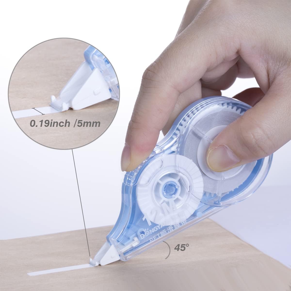 Correction Tape, 12 Pack White Out Correction Tape Dispenser, Easy to Use Applicator for Instant Corrections, Study Supplies and Office Products, 144mx5mm-3