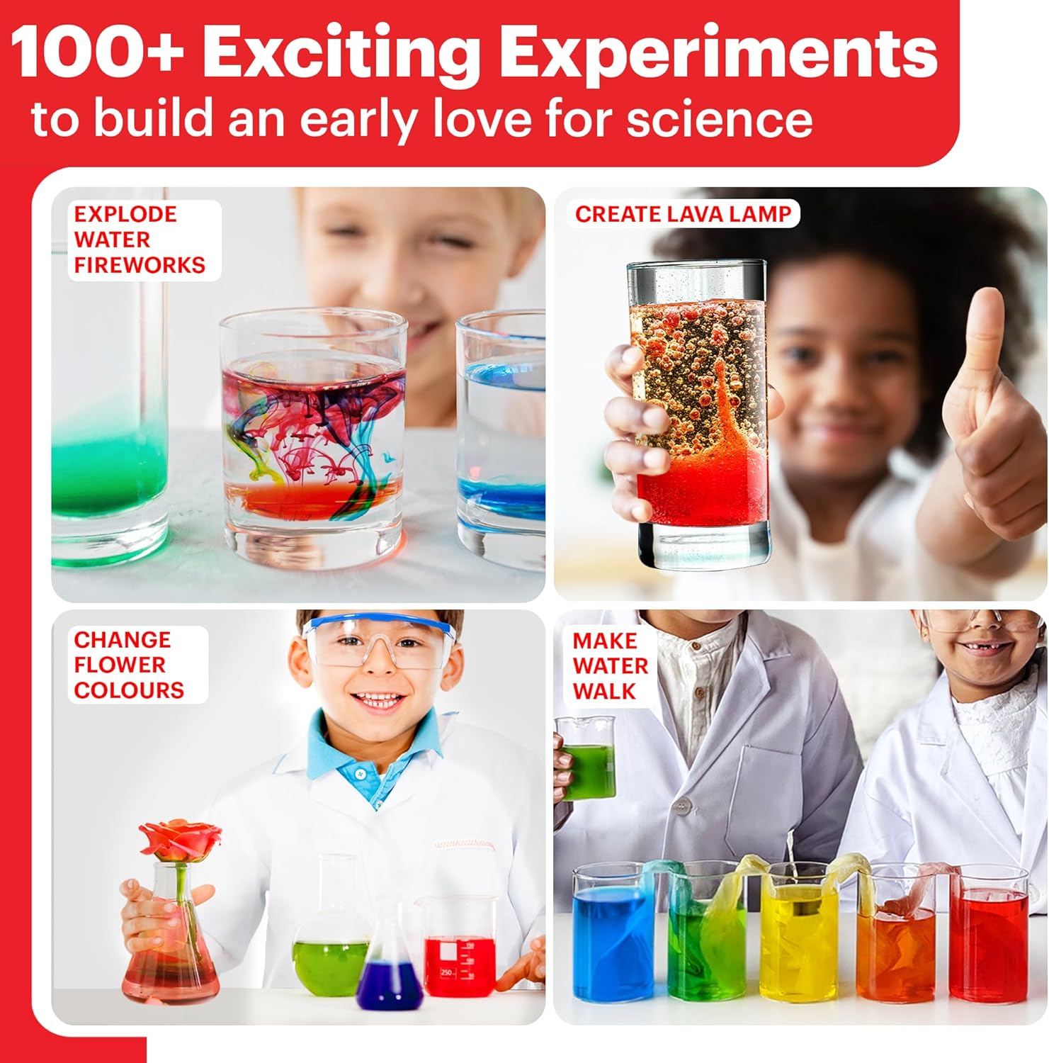 Doctor Jupiter My First Science Kit for Kids Ages 4-5-6-7-8| Birthday Gift Ideas for 4-8 Year Old Boys & Girls| Toy Stem Kit with 100+ Experiments| Learning & Educational, Preschool Activities-1