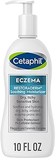 Cetaphil RESTORADERM Soothing Moisturizer, For Eczema Prone Skin, 10 fl oz, For Dry, Itchy, Irritated Skin, 24Hr Hydration, No Added Fragrance, Doctor Recommended Sensitive Skincare Brand