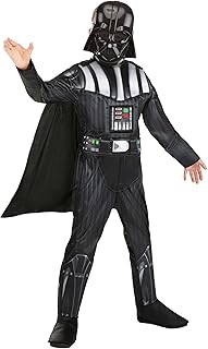 Marvel STAR WARS Boys Deluxe Darth Vader Costume, Kids Halloween Costume, Child - Officially Licensed Medium