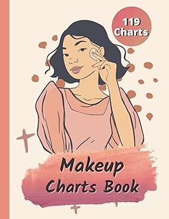 Makeup Face Charts: Professional Blank Face Chart for Make-up lovers / Large Page size Faces with open Eyes, 8.5 x 11 Inches, 120 pages