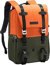 K&F Concept Camera Backpack, Camera Bags for Photographers Large Capacity Camera Case with Raincover,15-15.6 Inch Laptop Compartment Compatible for Canon/Nikon/Sony/DJI Mavic Drone(Backpack 20L)