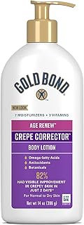 Gold Bond Age Renew Crepe Corrector Body Lotion, Replenishing & Smoothing Formula, 14 oz.