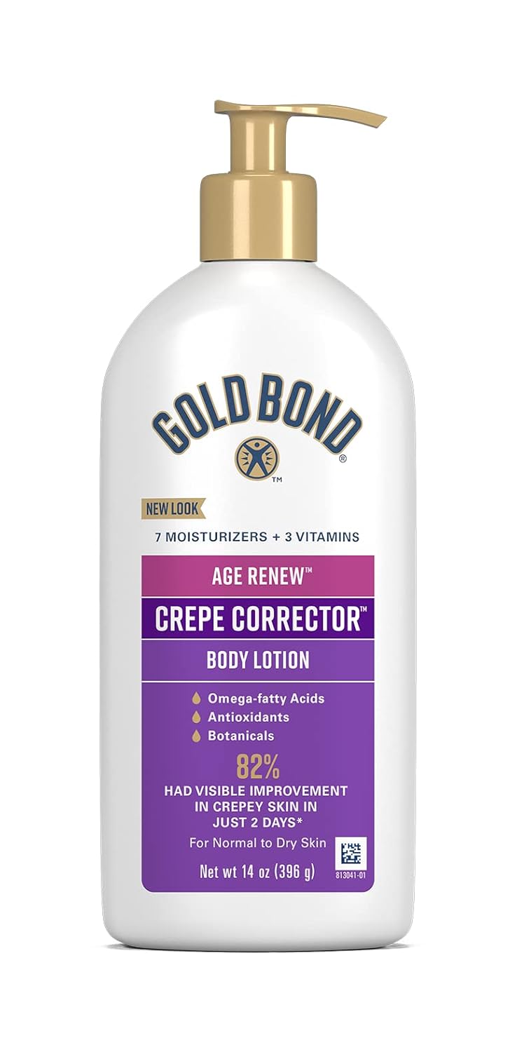 Gold Bond Age Renew Crepe Corrector Body Lotion, Replenishing & Smoothing Formula, 14 oz.-0