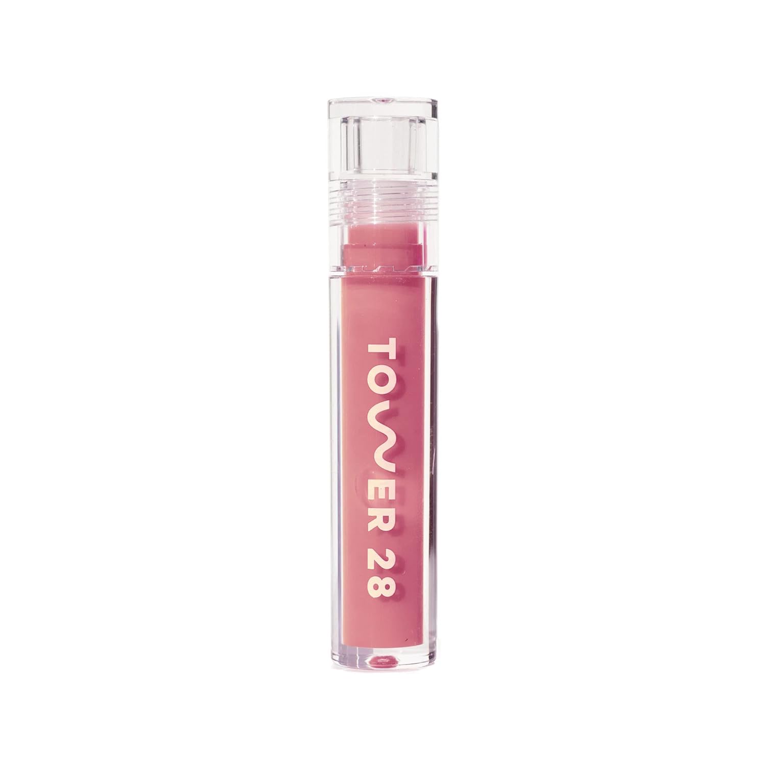 Tower 28 ShineOn MilkyLip Jelly, PISTACHIO, Non-Sticky Lip Gloss, Milky Nude Pink Vegan Lip Gloss, Moisturizing Apricot and Raspberry Seed Oil, Cruelty Free-0