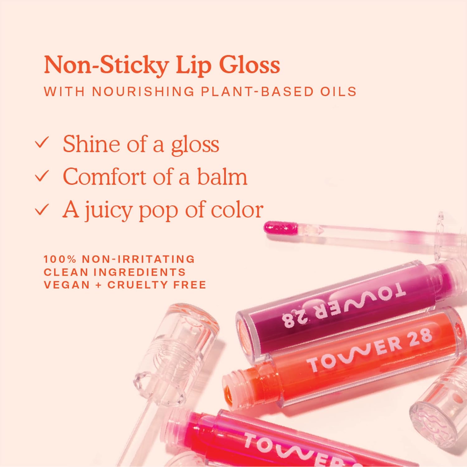 Tower 28 ShineOn MilkyLip Jelly, PISTACHIO, Non-Sticky Lip Gloss, Milky Nude Pink Vegan Lip Gloss, Moisturizing Apricot and Raspberry Seed Oil, Cruelty Free-2