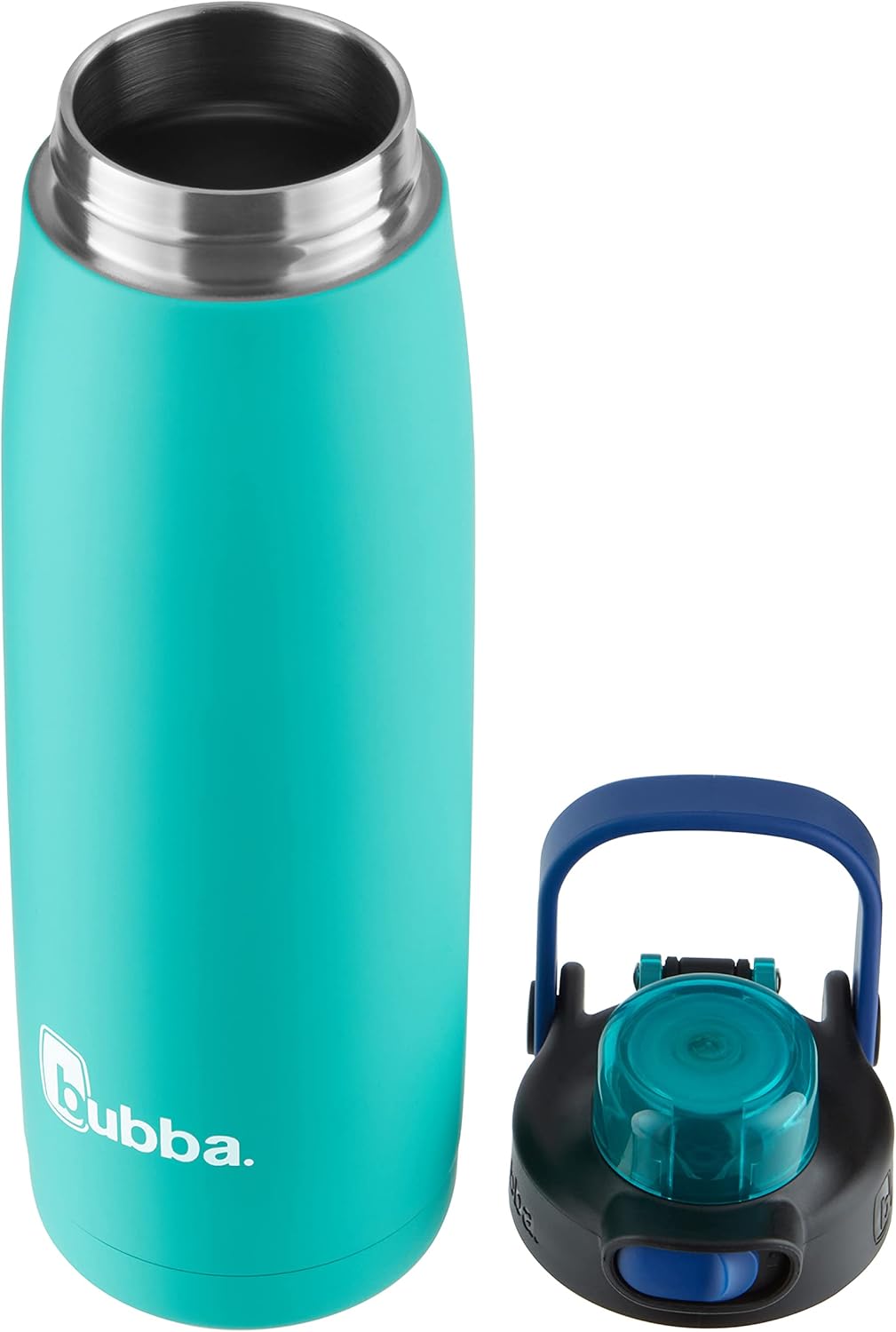 Bubba Radiant Stainless Steel Rubberized Chug Water Bottle, 24 Oz, Island Teal-2