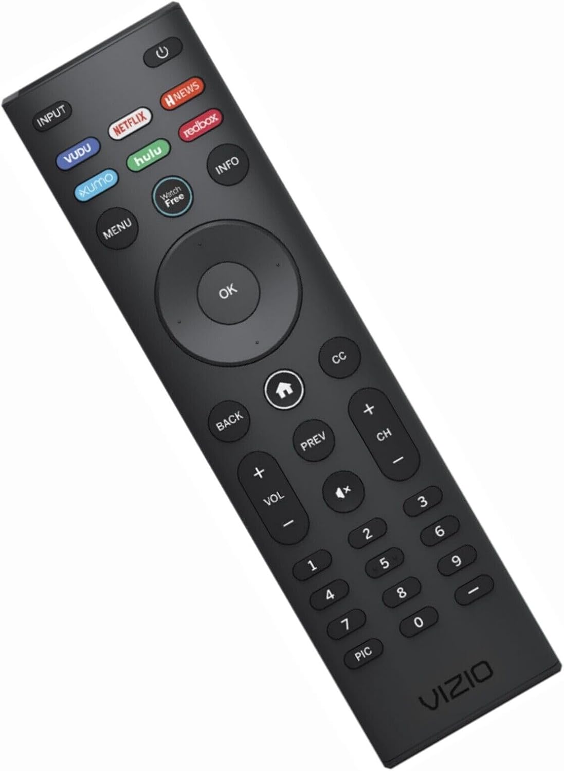 VIZIO SmartCast Universal Remote Control - Smart Remote Replacement for All VIZIO TVs - Requires 2 AAA Batteries-2