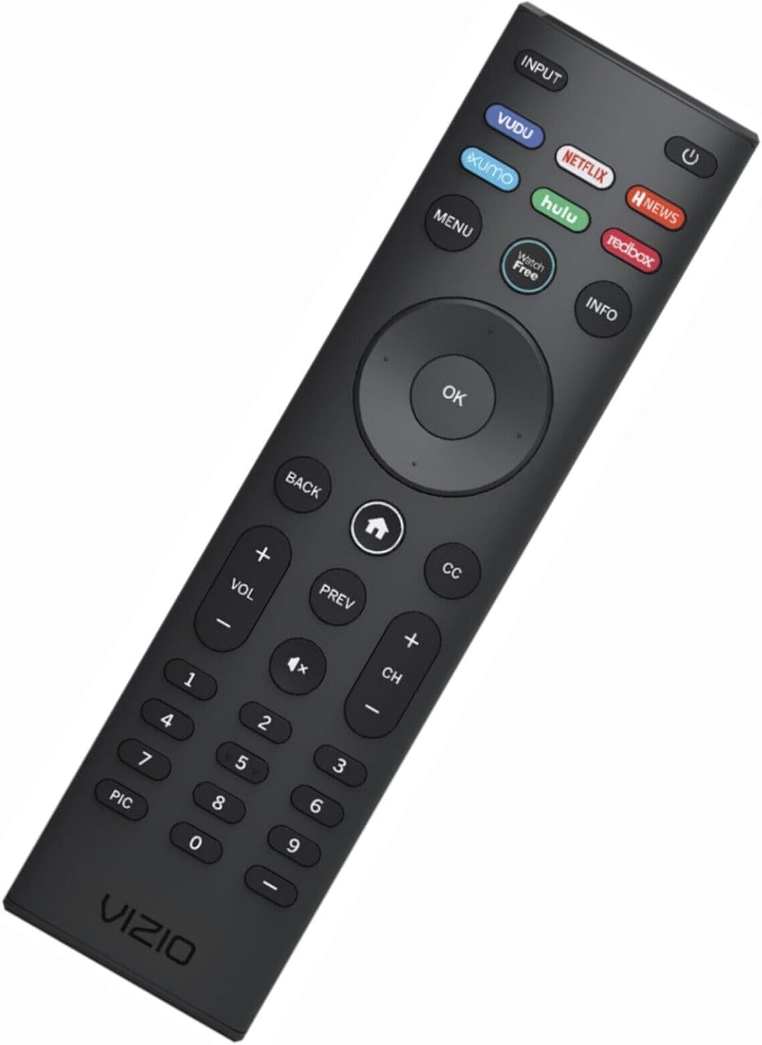 VIZIO SmartCast Universal Remote Control - Smart Remote Replacement for All VIZIO TVs - Requires 2 AAA Batteries-7