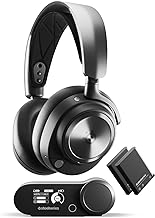 SteelSeries Arctis Nova Pro Wireless Multi-System Gaming Headset - Premium Hi-Fi Drivers - Active Noise Cancellation - Infinity Power System - Stealth Retractable Mic - PC, PS5/PS4, Switch, Mobile