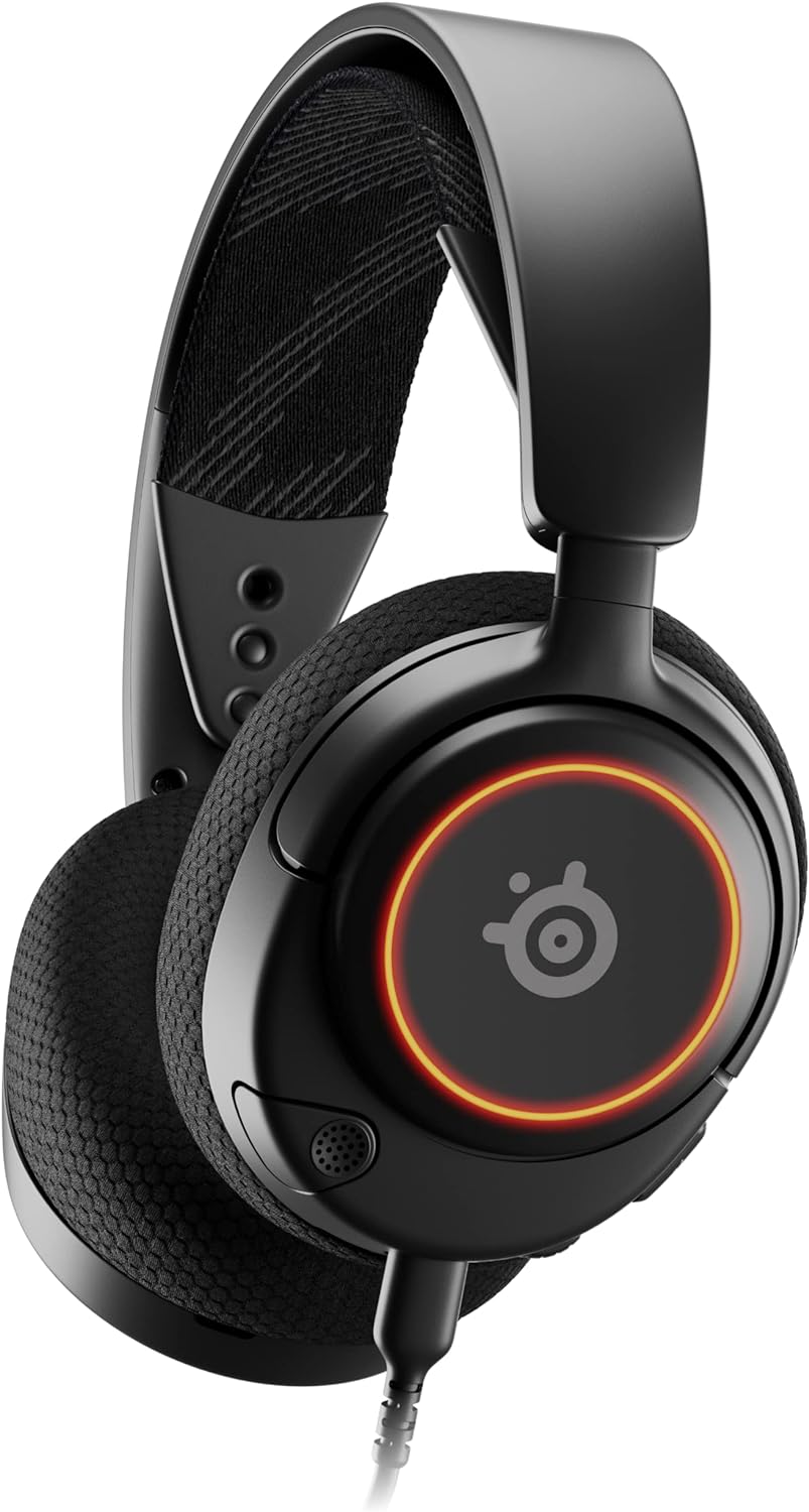 SteelSeries New Arctis Nova 3 Multi-Platform Gaming Headset - Signature Arctis Sound - ClearCast Gen 2 Mic - PC, PS5/PS4, Xbox Series X|S, Switch, Mobile,Black-0