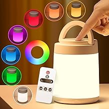 One Fire Night Light for Kids Lamp,10 Colors Dimmable Baby Night Light Kids Night Light Lamp, Portable & Rechargeable Night Light for Baby Nursery, Remote+Timer Nursery Lamp, Toddler Night Light Lamp