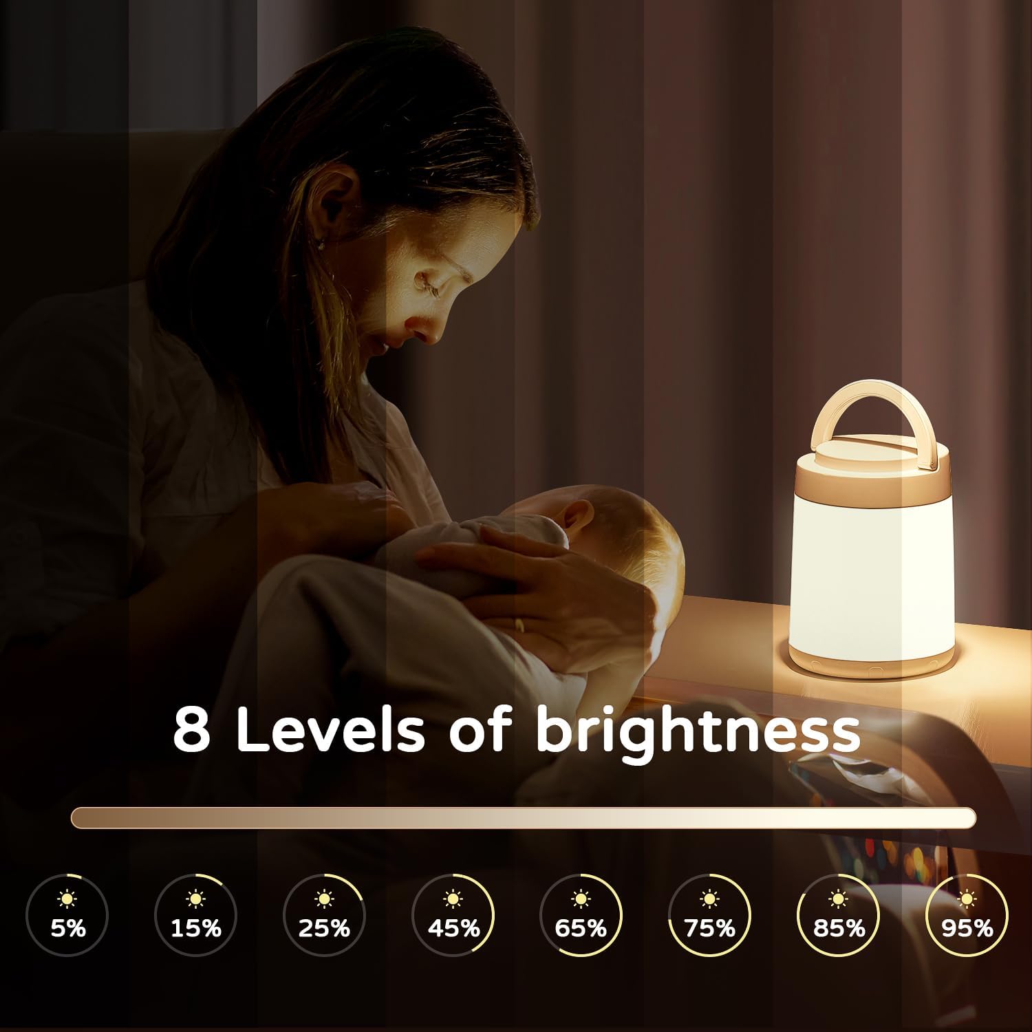 One Fire Night Light for Kids Lamp,10 Colors Dimmable Baby Night Light Kids Night Light Lamp, Portable & Rechargeable Night Light for Baby Nursery, Remote+Timer Nursery Lamp, Toddler Night Light Lamp-1