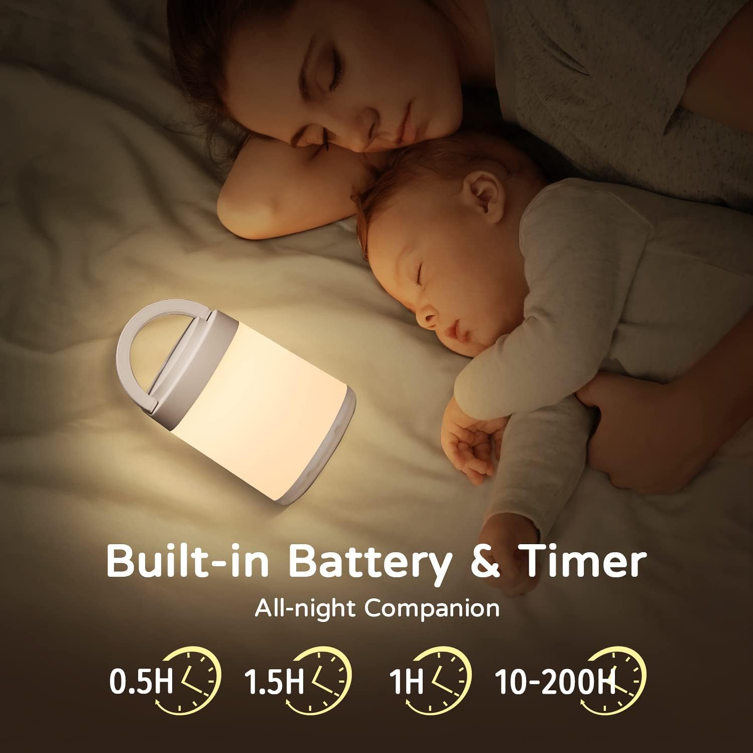 One Fire Night Light for Kids Lamp,10 Colors Dimmable Baby Night Light Kids Night Light Lamp, Portable & Rechargeable Night Light for Baby Nursery, Remote+Timer Nursery Lamp, Toddler Night Light Lamp-3