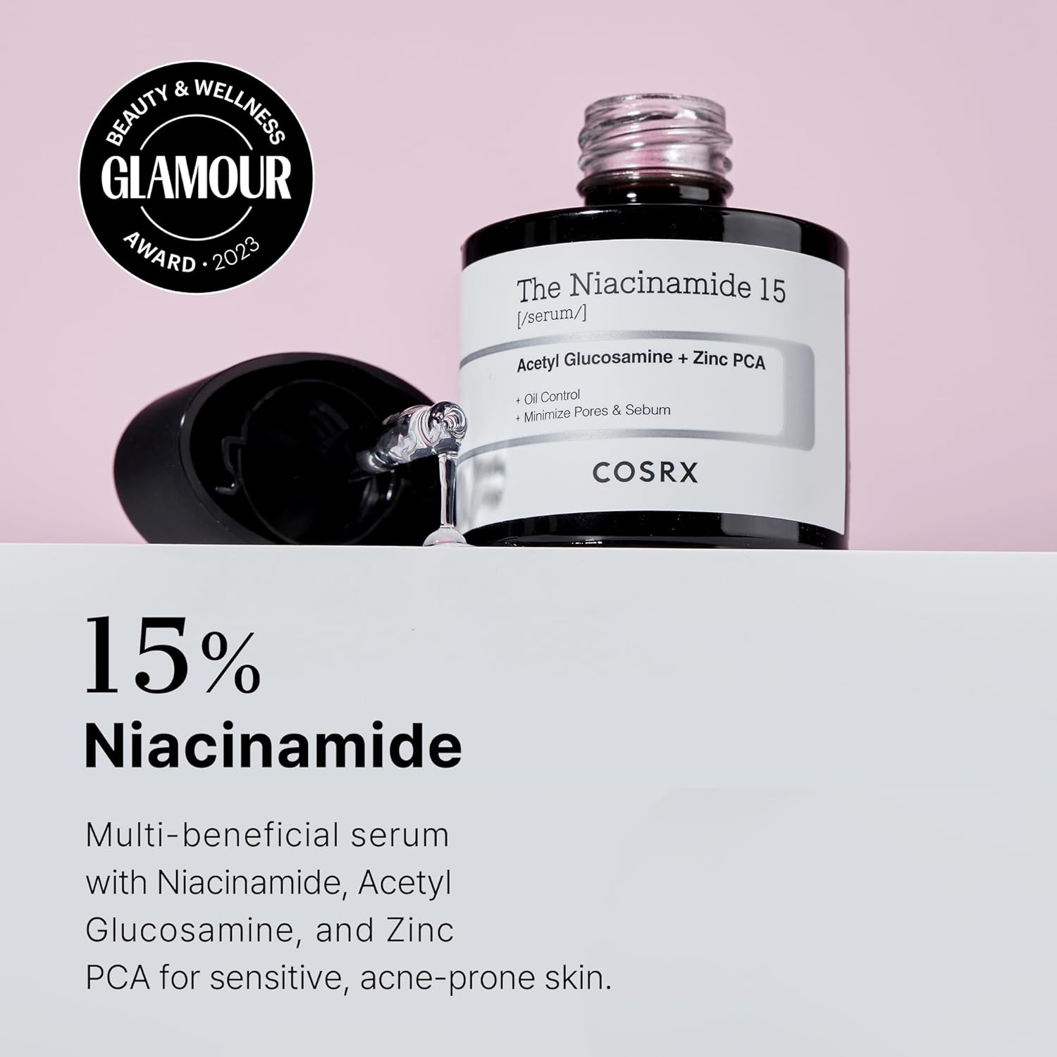 COSRX 15% Niacinamide Face Serum, 0.67 fl oz, Pore Minimizer Serum for Face, Even Skin Tone, Korean Skin Care-2