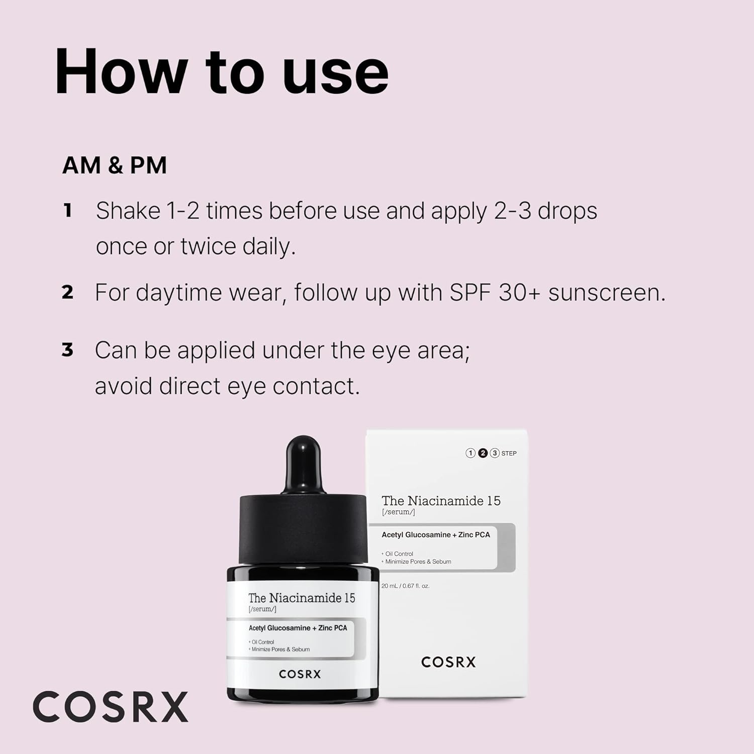 COSRX 15% Niacinamide Face Serum, 0.67 fl oz, Pore Minimizer Serum for Face, Even Skin Tone, Korean Skin Care-4