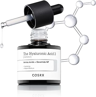 COSRX Pure Sodium Hyaluronic Acid 3% Serum, Hydration & Moisture Boosting Facial Serum for Fine Lines & Wrinkles, Plump & Repair Dry Skin, 0.67fl.oz/20ml, No Artificial Fragrance, Korean Skin Care