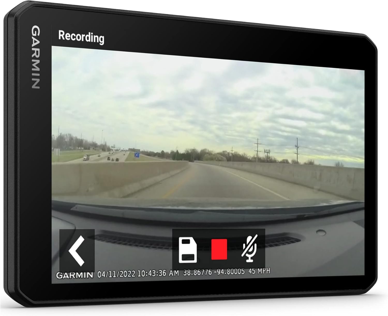 Garmin DriveCam™ 76, Large, Easy-to-Read 7” GPS car Navigator, Built-in Dash Cam, Automatic Incident Detection, High-Resolution Birdseye Satellite Imagery-1