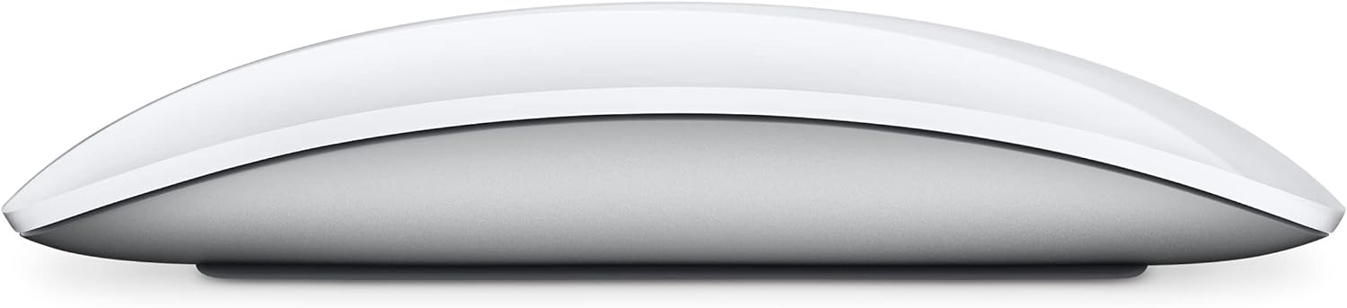 Apple Magic Mouse: Wireless, Bluetooth, Rechargeable. Works with Mac or iPad; Multi-Touch Surface - White-3