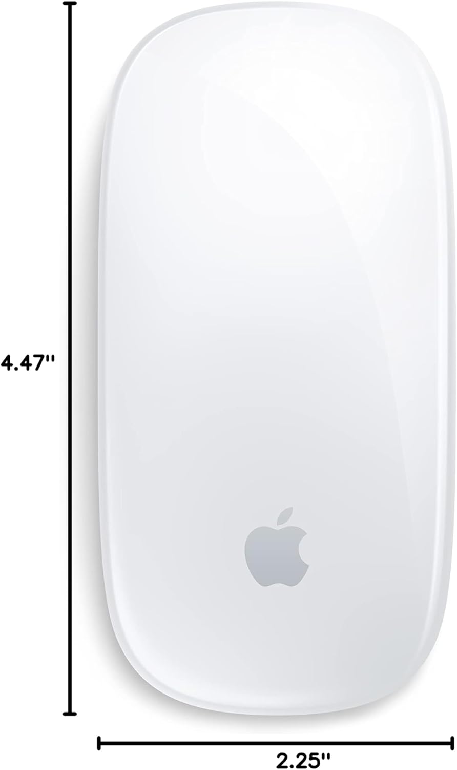 Apple Magic Mouse: Wireless, Bluetooth, Rechargeable. Works with Mac or iPad; Multi-Touch Surface - White-5