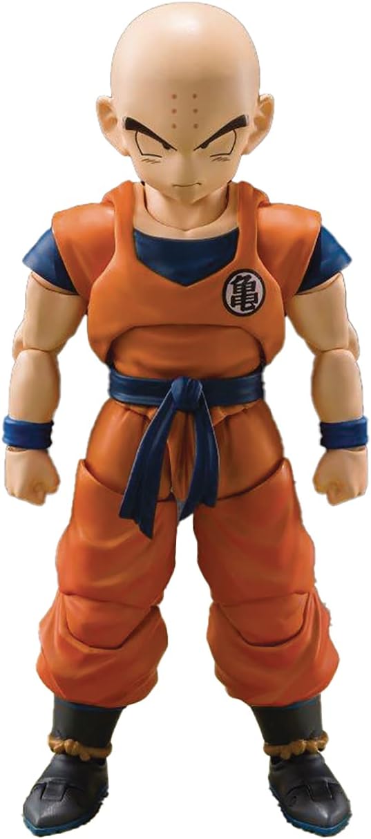 TAMASHII NATIONS - Dragon Ball Z - Krillin Earth's Strongest Man, Bandai Spirits S.H.Figuarts Action Figure-0