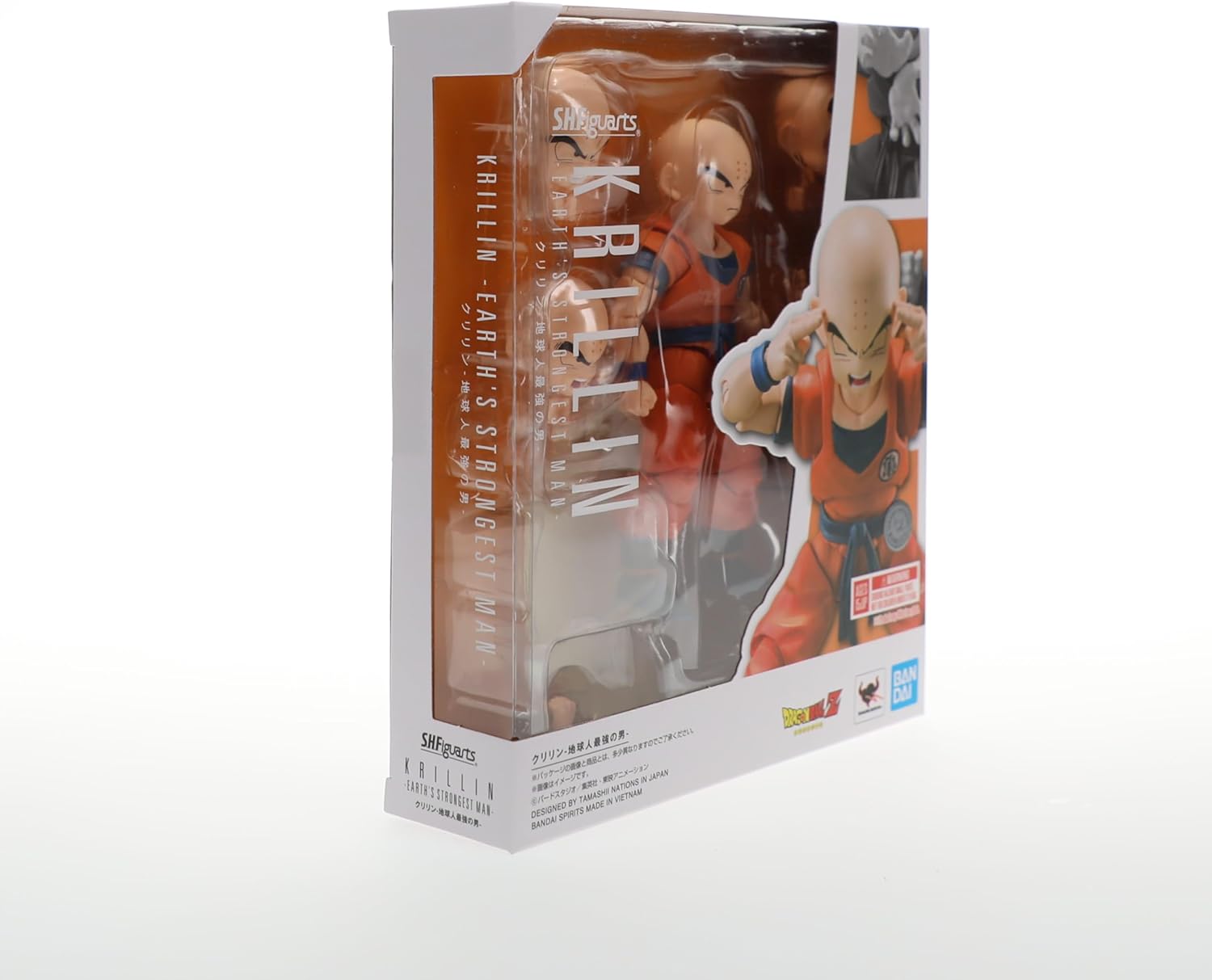 TAMASHII NATIONS - Dragon Ball Z - Krillin Earth's Strongest Man, Bandai Spirits S.H.Figuarts Action Figure-2