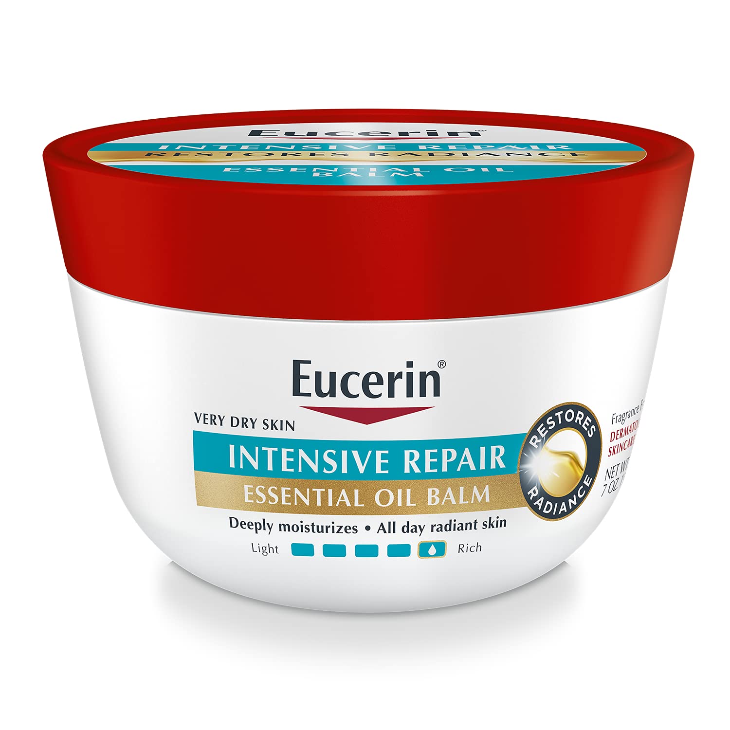 Eucerin Intensive Repair Essential Oil Balm, Body Balm for Very Dry Skin with Essential Oils for Skin, Shea Butter and Sunflower Oil, 7 Oz Jar-0